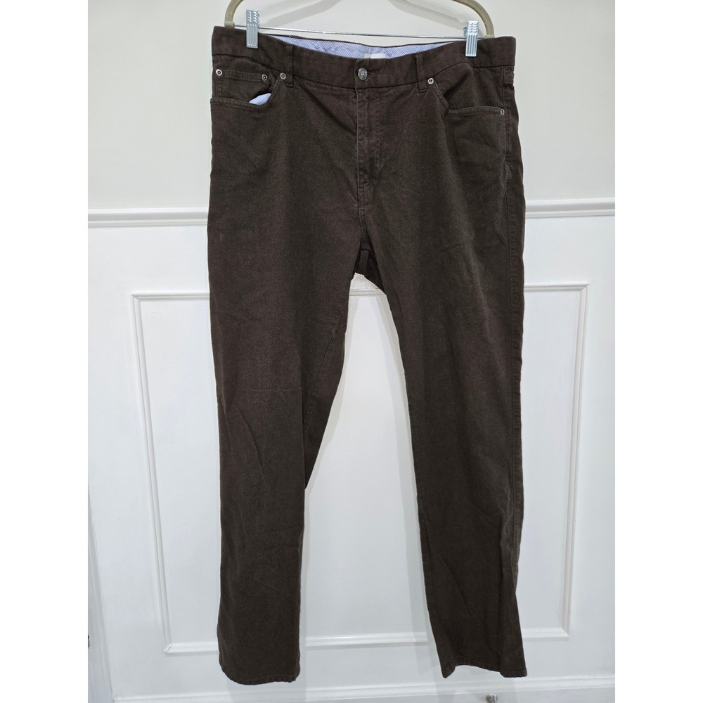 Peter Millar Mens Brown‎ Cotton Stretch 5 Pocket Pants MF19B01 Size 40x33